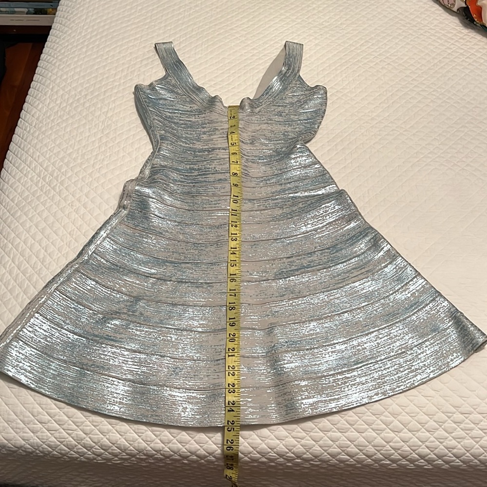 Hervé Léger Bandage A-Line Mini Dress - Picture 8 of 8